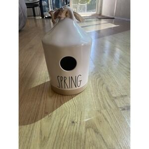 Rae Dunn LL "SPRING" Ceramic Birdhouse‎
